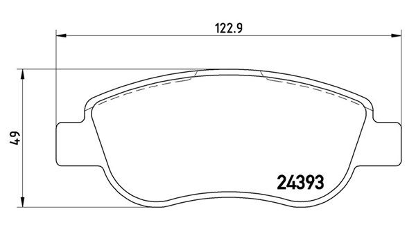 MAGNETI MARELLI Комплект тормозных колодок, дисковый тормоз 363700468049